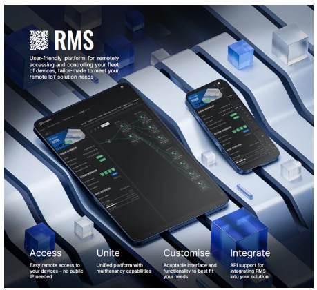 Teltonika Remote Management System - Each RMS license is valid for 1 router for 1 month - North American version